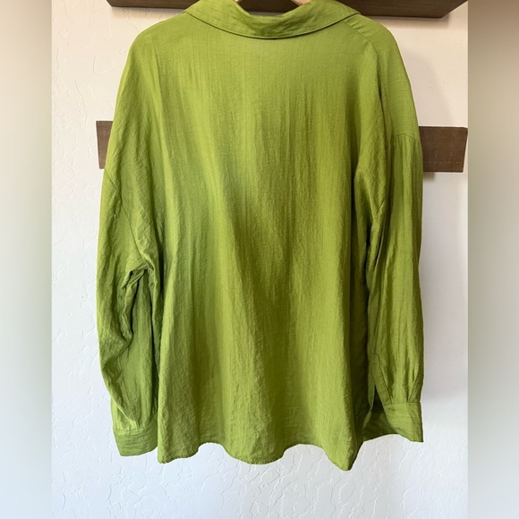 Rachel Roy|Faux wrap Drapey long sleeve blouse,high low style••• - Picture 7 of 12